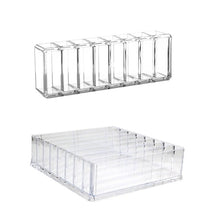 Load image into Gallery viewer, Clear Acrylic Makeup Organizer Cosmetic Storage Box Makeup Powder Box Desktop Women Lipstick Holder Organizador Maquillaje