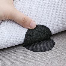 Load image into Gallery viewer, 20pcs/10 Pairs Anti Curling Carpet Tape Rug Gripper Velcro Secure the Carpet Sofa and Sheets in Place and Keep the Corners Flat