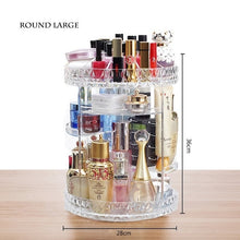 Load image into Gallery viewer, 360 Rotating Acrylic Cosmetic Makeup Organizer DIY Detachable Rangement Maquillage Adjustable Makeup Storage Holder Rack